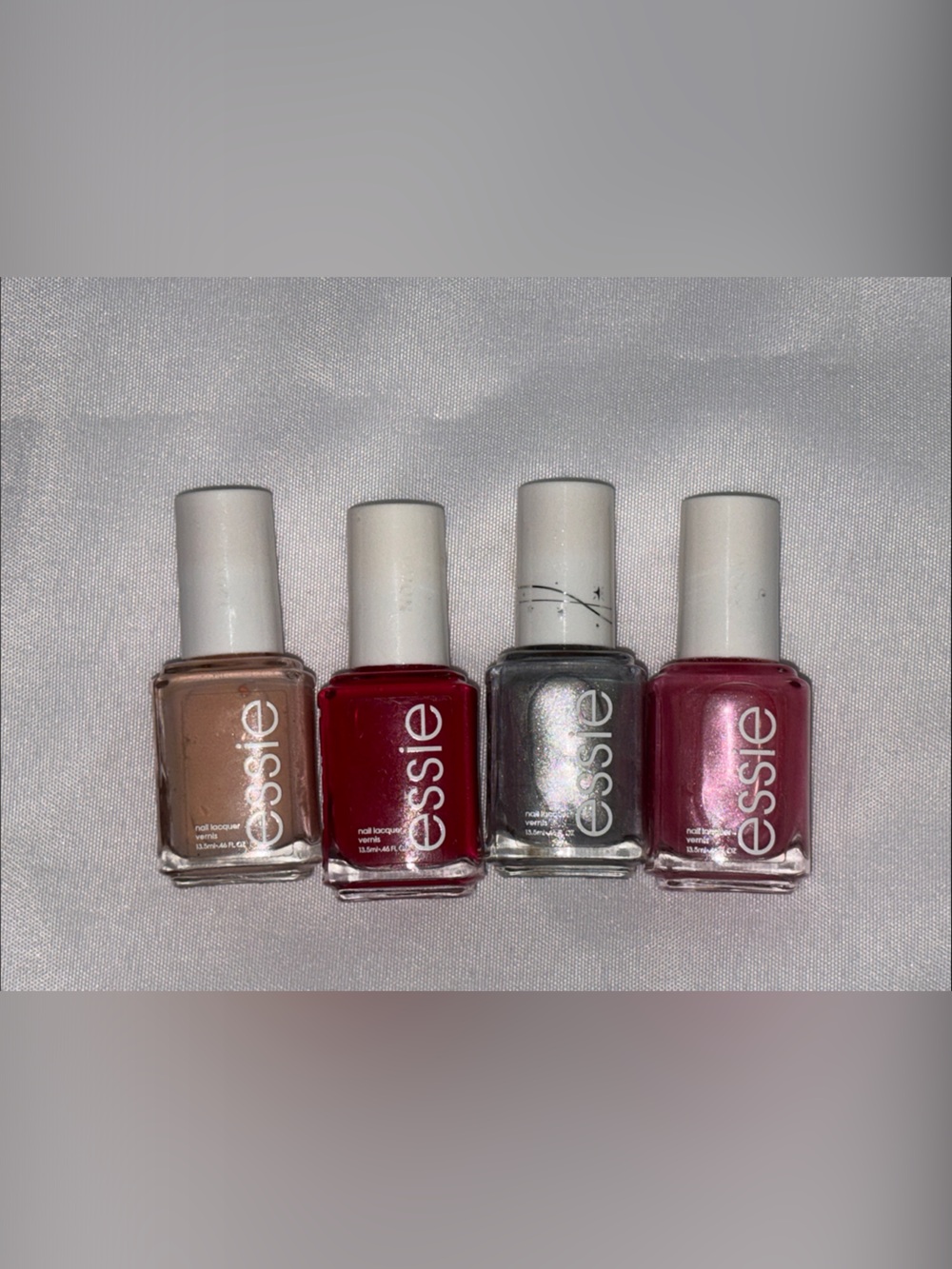 Essie Women Nail Polish Collection - Nude, Red, Silver, Pink